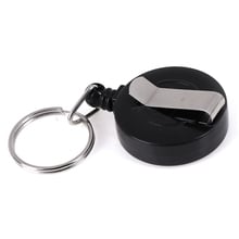 1pc Retractable Reel Key Chain Heavy Duty Badge ID Holder Belf Clip Nurse Name Card Keyring 2024 - buy cheap