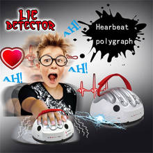 Polygraph Test Tricky Funny Adjustable Adult Micro Electric Shock Lie Detector Shocking Liar Truth Party Game Consoles Gifts Toy 2024 - buy cheap