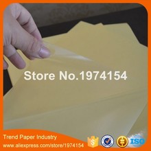 200 hojas A4 PVC transparente película adhesiva hoja de papel autoadhesivo brillante ajuste impresora láser 210x297mm 2024 - compra barato