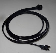 4pin JST extention cable, 1m long,18AWG all black wire one end with male connector, the other end with female connector 2024 - buy cheap
