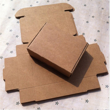 Caja de Kraft Natural, caja de embalaje de papel Kraft, caja de jabón pequeña, 50 unids/lote 2024 - compra barato