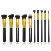 10pcs Makeup Brushes Set Professional Powder Foundation Eyeshadow Make Up Brushes Cosmetics Soft Synthetic Hair 2024 - buy cheap