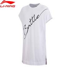 Li-ning colete de basquete feminino 100% algodão solto ajuste respirável sem mangas camiseta forro conforto esportes topos avsn032 camj18 2024 - compre barato