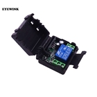 Módulo interruptor de controle remoto sem fio 12v único circuito controle elétrico porta controle remoto dc motor lâmpada - compare preços