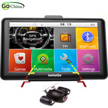 iaotuGo 7" Capacitive GPS Navigator Car Truck Navigation Rearview Camera Bluetooth AVIN 256M 8G FM Music Game Free Maps Updated 2024 - buy cheap