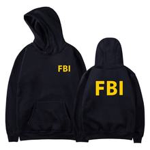 LUCKYFRIDAYF fashion design FBI hoodie print sports men women Hoodies Pullover Tops casual Pocket Long Sleeve Hooded Sweatshirts 2024 - buy cheap