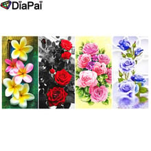 DIAPAI 5D DIY Pintura Diamante Praça Cheia/Broca Redonda "Flor paisagem" 5D 3D Bordado Ponto Cruz Decoração presente 2024 - compre barato