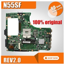 N55SF материнская плата REV2.0 для For Asus N55S N55SL материнская плата для ноутбука N55SF материнская плата N55SF тест на материнскую плату 100% ОК 2024 - купить недорого