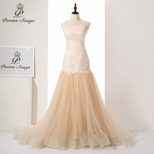 PoemsSongs   Luxury new style sexy personality strapless mermaid wedding dress 2020 Vestido de noiva wedding gowns prom gowns 2024 - buy cheap