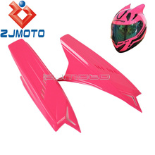 Cuernos universales para casco de carreras de motocicleta, calcomanías para Dirt Bike, Mohawk, YOHE, A-GV, ICOM, HJC, tiburón, 1 par 2024 - compra barato