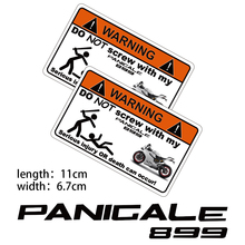 KODASKIN Motorcycle Cheap 2D Creative Warning Sticker Decal for DUCATI PANIGALE 899 2024 - buy cheap