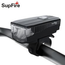 Supfire Bike Flashlight Bicycle Light LED Cycling Front Light Linterna LED Torch BL08 Bicycle Speaker Waterproof 385lm Bike Lamp 2024 - compre barato