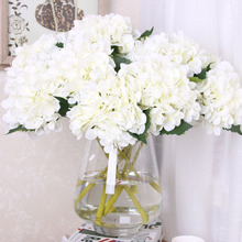 Artificial Flowers Hydrangea Bouquet for Wedding Party Home Decoration Floral Silk Flower Bridal Bouquet 2024 - buy cheap