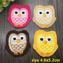 New arrival mixed 12 pcs cute owl Embroidered patches iron on cartoon Motif RS Applique embroidery accessory 2024 - buy cheap