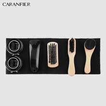 CARANFIER 7X Shoes Shine Care Kit Polishing Tool Transparent Polish Brush Set For Leather Jackets Shoes Sneakers Boots Cleaner 2024 - buy cheap
