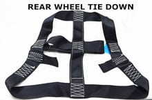 New Motorbike Motorcycle REAR Wheel Handlebar Transport Bar Tie Down Strap Black 2024 - buy cheap