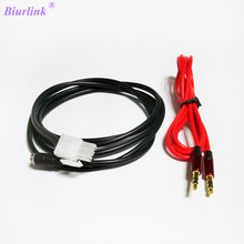 Biurlink Motorcycle Aux Adapter Motor Audio Mp3 Cable Female 3.5MM Jack for Honda Goldwing GL1800 2024 - buy cheap