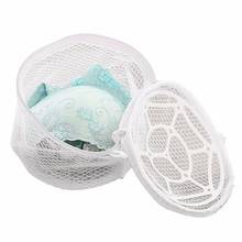 Brand new fabric Storage Basket Lingerie Underwear Bra Sock Laundry Washing Aid Net Mesh Zip Bag Rose Products Home decoration 2024 - buy cheap