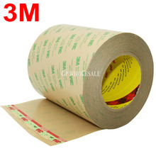 3M 467MP 200mp Double Sided Adhesive Transfer Tape 12" Width Full Roll 304.8mm for Plastic Nameplate Bond, LCD Display 2024 - buy cheap