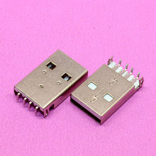 YuXi New USB 2.0 JACK Connector male plug port 4pin, 90-degree. 2024 - buy cheap