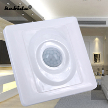 Kebidu-Interruptor de Sensor de movimiento infrarrojo PIR, 220V, 110V, inducción del cuerpo humano, módulo automático de retardo inteligente de movimiento, interruptor de detección de luz 2024 - compra barato