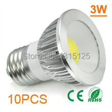 10pcs 3W  led cob spotlight E27 Spot light  LED Lamp High power lamp AC 85~265V + free shipping 2024 - buy cheap