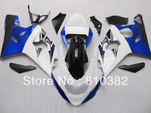 Hi-quality Fairing kit for GSXR600 750 04 05 GSXR600 GSXR750 GSX-R600 750 K4 2004 2005 white blue Fairings set SW48 2024 - buy cheap