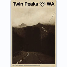 Hot Twin Peaks New US 2017 Movie Vintage-Silk Art Poster Wall Sticker Decoration Gift 2024 - buy cheap