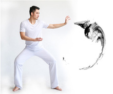 Pantalones de chándal holgados de talla M-XXXL para hombre o mujer, ropa de yoga, pantalones de pijama para artes marciales 2024 - compra barato