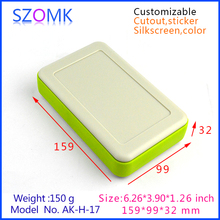 4 pieces/lot 159x99x32 mm szomk plastic case for electronics project box  abs pcb handheld housing 2024 - buy cheap