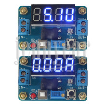 20 Вт модуль регулируемый напряжение DC 4.5 ~ 24 В до 1 ~ 20 В 2A адаптер питания понижающий преобразователь + синий из светодиодов вольтметр амперметр 2024 - купить недорого