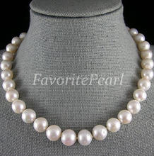 Free Shipping -Huge Size 12-14mm 18 Inches White Color Freshwater Pearl Necklace Perfect Bridesmaid Jewelry 2024 - buy cheap