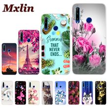 Funda de silicona para Huawei Honor 10i, carcasa trasera de 6,21 "con flor blanda para Huawei Honor 20i 10 i Honor 10i HRY-LX1T 2024 - compra barato