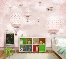 Пользовательские обои 3d фотообои мультфильм воздушный шар фон Стена гостиная спальня детская комната 3d обои 2024 - купить недорого