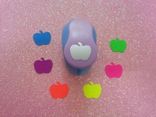 free ship1 inch apple model paper punch craft punch  for Scrapbook Handmade eva foam punch for DIY crafts paper drillers 2024 - buy cheap