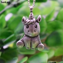 SanLan 12pcs Lovely Unicorn Necklace Gift for Sister Girls Art Jewelry gift for little girl Best friends, Sister, Christmas 2024 - buy cheap