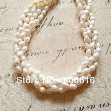 7-10MM 86Pcs/Lot Natural Freshwater Pearl Loos Bead Strands Jewelry Beads 2024 - buy cheap
