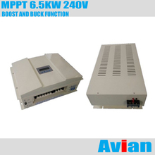 MPPT 6.5KW 240V Wind Solar Hybrid Controller with Dump Load Box CE Approved Free Software for RS232 Boost and Buck Function 2024 - buy cheap