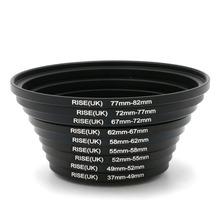 9pcs 37-82mm Lens Step Up Filter Ring Adapter Set 37 49 52 55 58 62 67 72 77 82 mm Kit 2024 - купить недорого