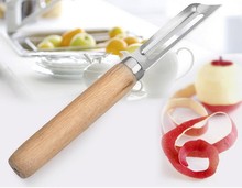 1PC Stainless Steel Cutter Vegetable Fruit Apple Slicer with Wood Handle Potato Peeler Parer Tool EKX 197 2024 - buy cheap