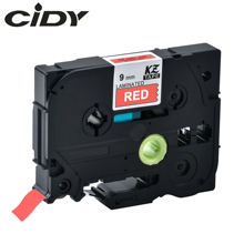 CIDY Tze 425 Tz425 white on red Laminated Compatible P touch 9mm tze-425 tz-425 tze425 Label Tape Cassette Cartridge 2024 - buy cheap