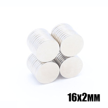 100pcs 16x2 mm neodymium magnet 16x2mm N35 Small Disc Round Super Strong magnets 16*2 mm Powerful Rare Earth Neodymium Magnets 2024 - buy cheap