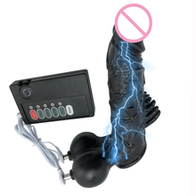 Electric Shock Pulse Vibrating Penis Enlarger Sleeve Chastity Cage Testis Electro Pulse Stimulator Masturbator Sex Toys For Men 2024 - buy cheap