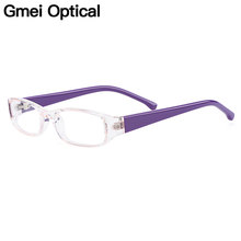 Gmei оптические прозрачные прямоугольные полные оправы пластиковые детские оправы для очков для близорукости при пресбиопии Рецептурные очки H8001 2024 - купить недорого