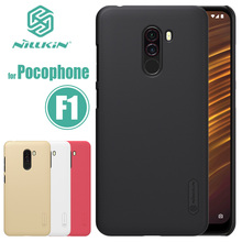 Чехол для Xiaomi Pocophone F1 Nillkin суперматовый чехол для телефона Poco F1 ультратонкий жесткий чехол-накладка для Pocophone F1 чехол Nilkin 2024 - купить недорого