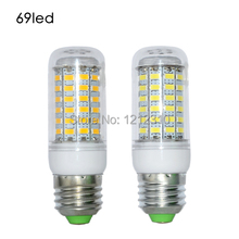 Lâmpada led e27 com 2 lâmpadas 5730, smd 20w, e27, 69leds, 5730 v, varejo 2024 - compre barato