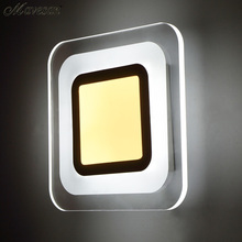 New clear glass Modern led indoor wall lighting For Bedroom 8W Wall Sconce  AC220V LED Wall Light Indoor Lighting 2024 - buy cheap