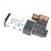 1/8 "BSPT DC24V 4V210-06 válvula de aire 5 puertos 2 posiciones solenoide para sistema neumático 2024 - compra barato