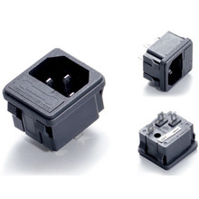 Com fusível 10a! Tomada de alimentação 15a 250v ac 3 terminais com conector de suporte para fusível