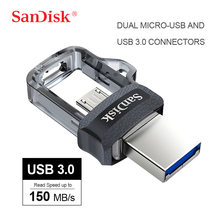 SanDisk USB 3.0 Dual OTG Pen Drive 32GB 64GB 128GB 150M/s USB Flash Drive 256GB U Disk for Android based device and computer 2024 - buy cheap